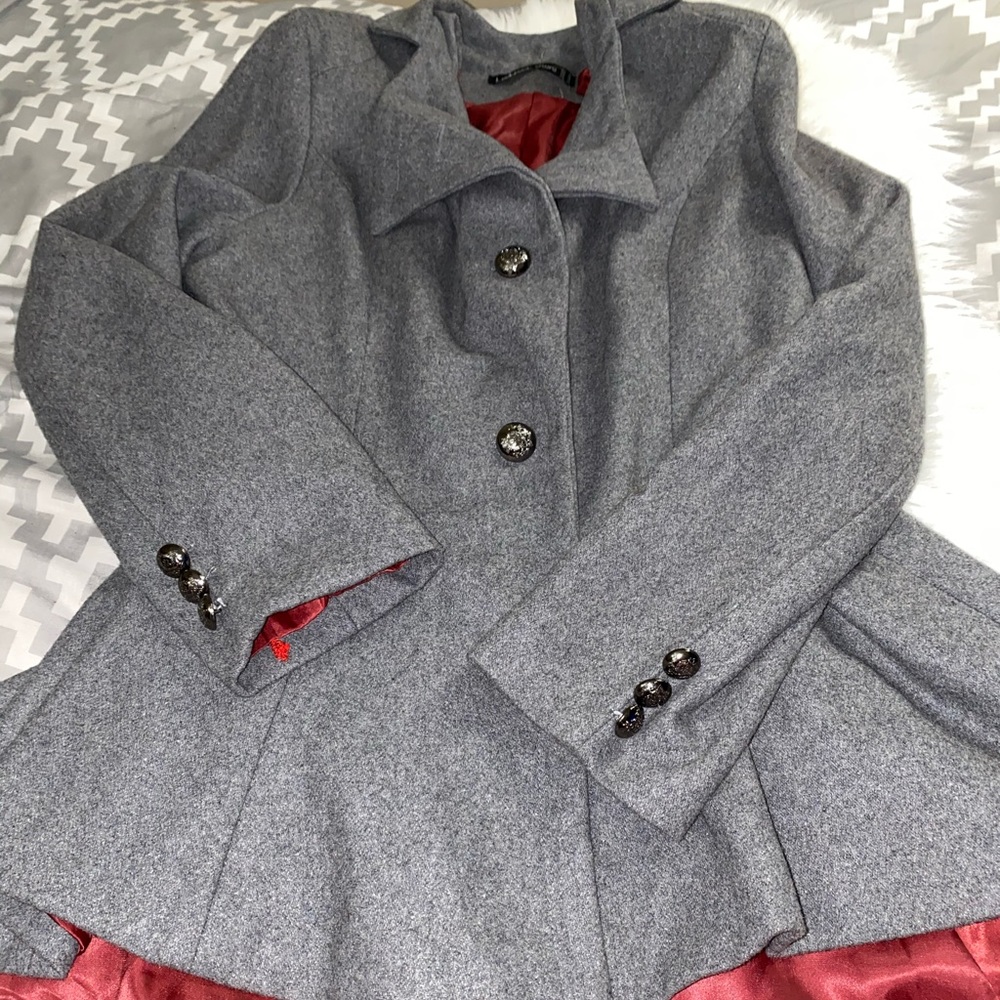 Grey coat